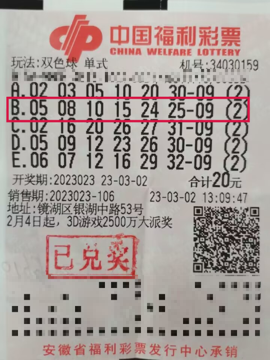双色球中奖彩票照片,揭秘双色球中奖彩票照片，幸运背后的故事与真相